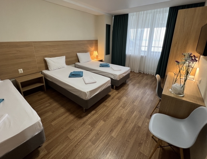 Блочный улучшенный 3-местный 1-комнатный - Дом отдыха «Солнечный» Холодная Речка