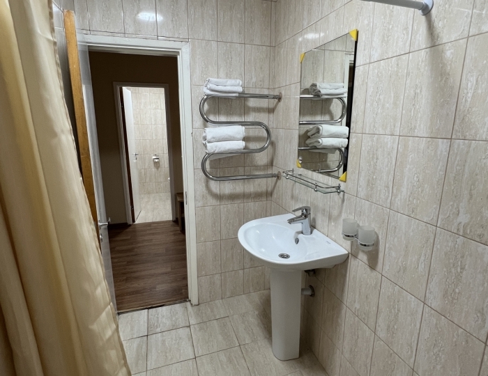 Блочный улучшенный 3-местный 1-комнатный - Дом отдыха «Солнечный» Холодная Речка