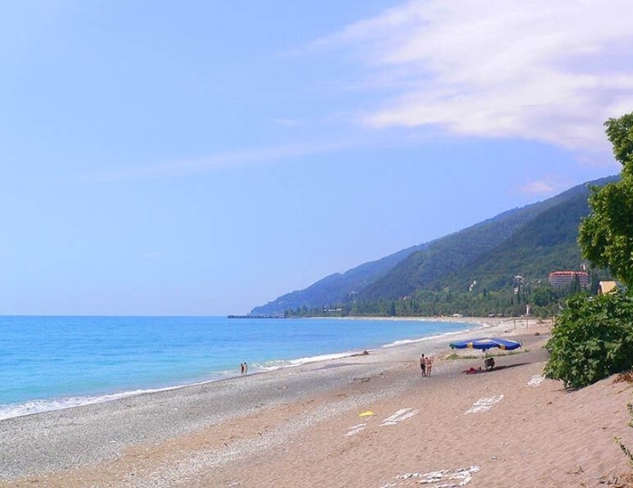 Оборудованный пляж - Дом отдыха «Солнечный» Холодная Речка